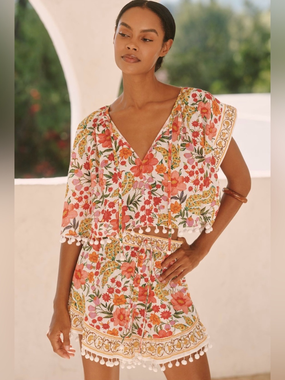 FARM Rio Banana Flowers Blouse